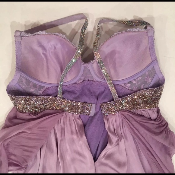 Claudio Milano π―% authentic silk Swarovski dress - Picture 4 of 7